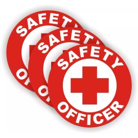 Unbranded/Generic SAFETY OFFICER Hard Hat Stickers / Helmet Decals Labels Badges / Foreman Laborer