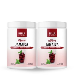 2 Pack Bella All Natural Jamaica Hibiscus with Probiotic + Prebiotic - 500g