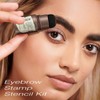 Eyebrow Stamp Stencil Kit - Long-Lasting Eye Brow Stencil Kits