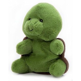 The Petting Zoo Sea Turtle Stuffed Animal Plushie, Gifts for Kids, Nuggetz Sealife Animals, Green Tortoise Plush Toy 6 Inches