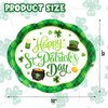 Fancy Land 30 Pcs St Patrick’s day Oval Paper Plates