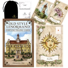 Renolman Cards, 36 Cards, Old Style Lenormand, Japanese Instruction Manual Included, Tarot Cards, lulucouture