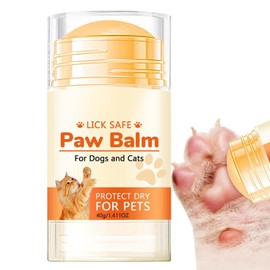 Dog Foot Balm | Natural Lick Safe Puppy Paw Balm,Cat Dog Paw Pad Balm Stick, Puppy Paw Balm, 40g for Cracked Dry & Damaged Paws, Nose & Elbows