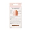 Kiss Salon Acrylic Nude French Nails, Cashmere, 31 Count