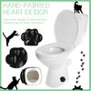 Honeydak 2 Pack Toilet Bolt Caps Decorative Paw Print Toilet