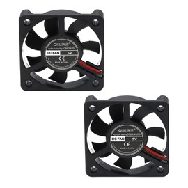 PENGLIN Cooling Fan 5010 2PCS 5V 5cm Fan 50mm X 50mm X 10mm DC Brushless Quiet Fan 3D Printer Parts Hydraulic Bearing PC Case Fan
