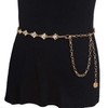 Suyi Gold Chain Belts for Women Rhinestone Waist Chain for