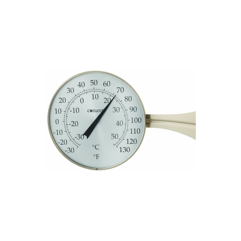 Conant T10SN Dial Thermometer, Large, Satin Nickel