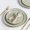 AmorArc Ceramic Dinner Plates Set of 6,10.5 Inch Handmade Reactive