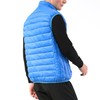 Alpine Swiss Clark Mens Lightweight Down Alternative Vest Jacket Blue