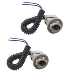 KIXILO License Plate Lights Socket Wiring Harness Plugs Compatible with Ford F250 F350 F450 F550 Super Duty Ranger Explorer F53 Bronco Excursion Expedition, 1999-2015 License Plate Lights, Pack of 2