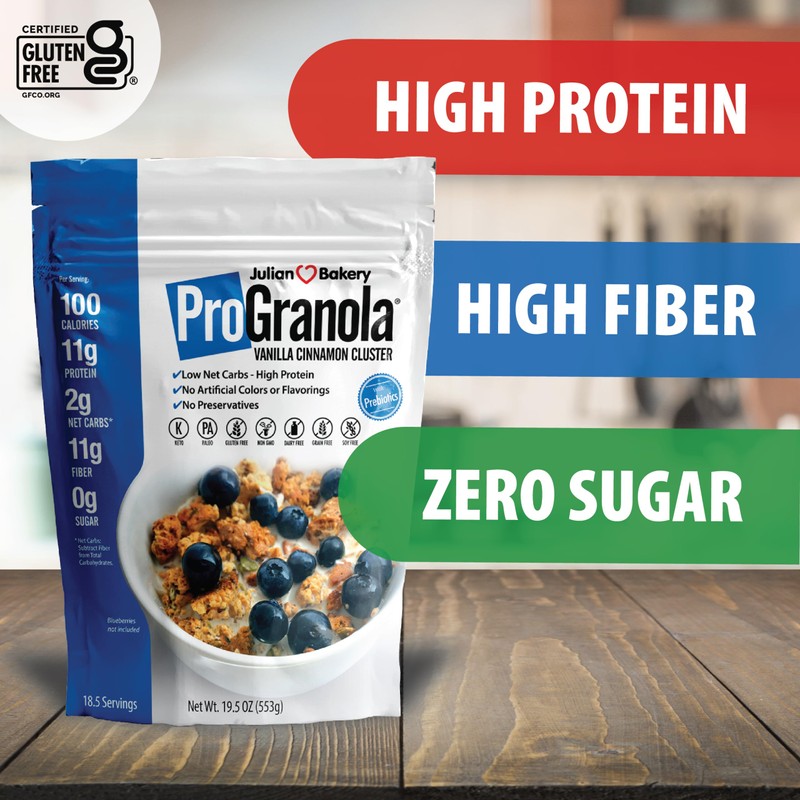 Julian Bakery ProGranola Cereal | Vanilla Cinnamon | 12g Protein