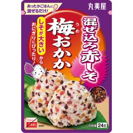 Marumiya Food Industry Mixed Red Shiso Plum Okaka Seasoning 24g