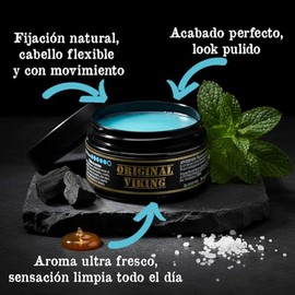 Cera NATURAL SUPER FRESCA calidad Premium para Barba, Bigote y Cabello, Alta fijación, Aroma Refrescante y Atractivo, Cruelty-Free, Origen Natural, Pr