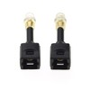 Keple TOSLink Socket to 3.5mm Mini TOSlink Plug Adaptor, Pack