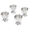 4PCS Egg Cup Set 40ml Stainless Steel High Temperature Resistant