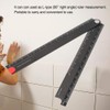 Metal Foldable Ruler 30cm, Ruler 90 ° Folding Aluminum Angle