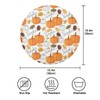 Thanksgiving Placemat Pumpkin Leaf Fall Autumn Round Placemats Set of