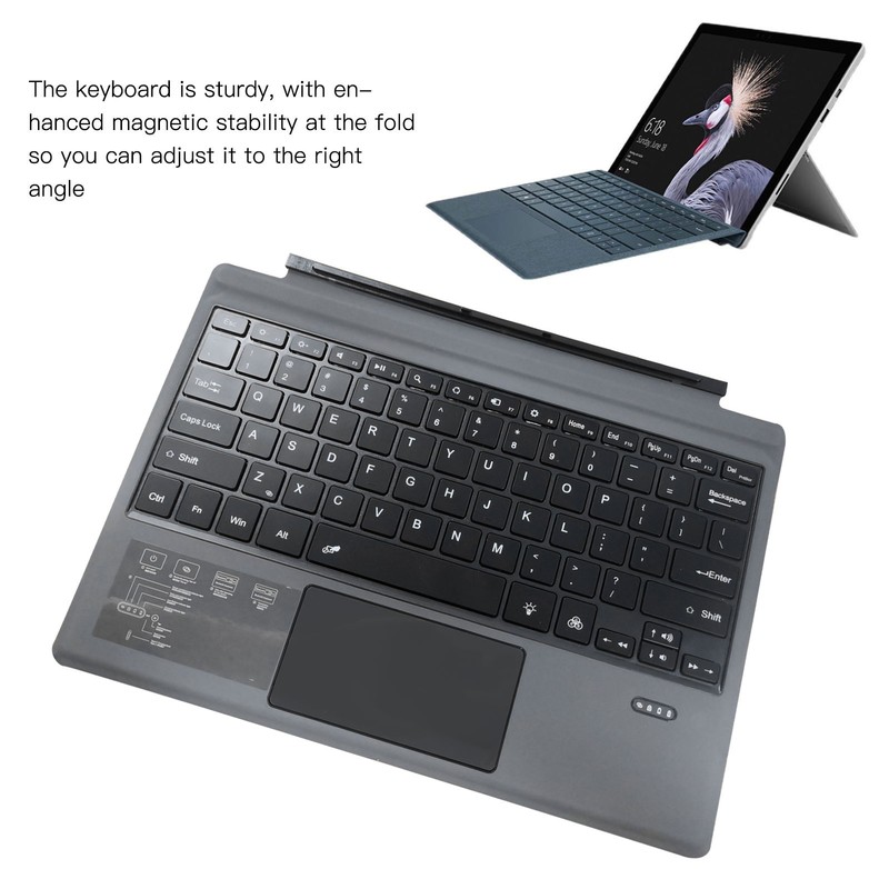 Wireless Bluetooth Keyboard for Surface Pro 7 7+ Pro6 Pro5
