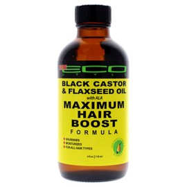 Ecoco Eco Style Maximum Hair Growth Oil - Black Castor And Flaxseed for Unisex - 4 oz