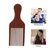 IWOWHERO 2Pcs Wooden Long Tooth Hair Comb Wide Flat Comb