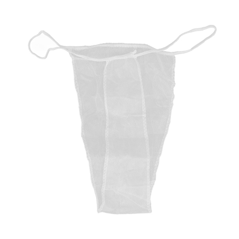 50pcs Disposable Panties Unisex Men Women Elastic Breathable Bikini Panties