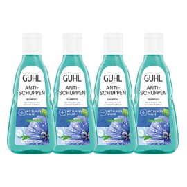 Guhl Anti-Dandruff Shampoo - Pack of 4 - 4 x 250 ml - Hair Type: Dandruff