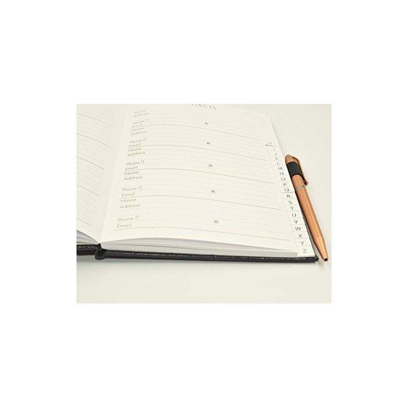 A to Z Telephone A5 Address Book A-Z Index Hard