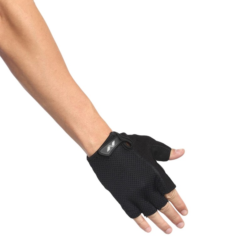 Nivia Python Sports Exercise and Fitness Gloves (Black, Size -
