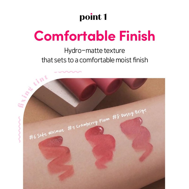 Etude Fixing Tint, Mellow Peach (Warm/Autumn), Lipstick, 0.1 oz (4