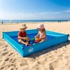 BeachBoba Sandproof Beach Blanket - Outdoor Playpen Sheet with Side