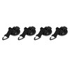 4 x Heavy Duty Suction Cup Hooks, ABS Anchor Lashing