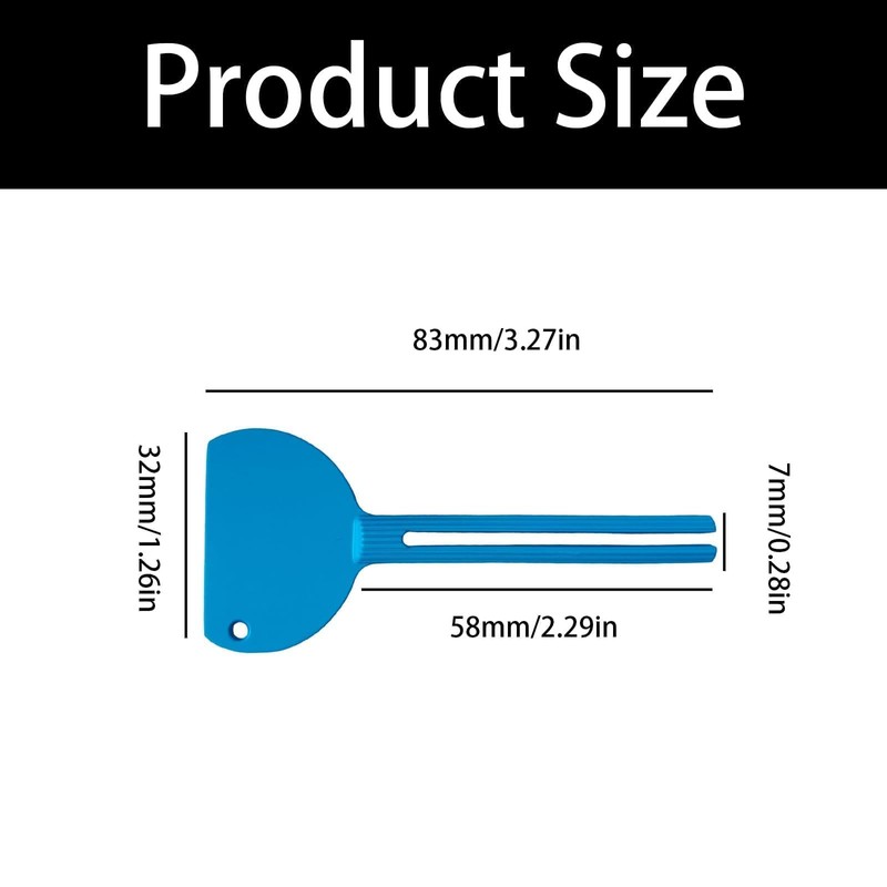 5Pcs Stainless Steel Toothpaste Squeezer – Metal Tube Dispenser Squeezer