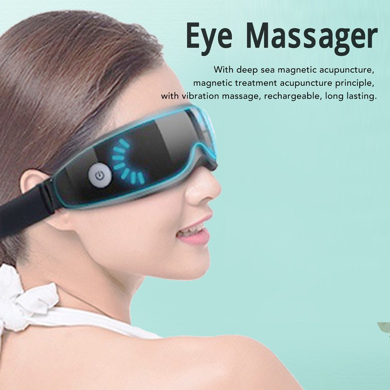 Eye Massager Rechargeable Adjusted Magnetic Eye Massage Instrument for Relaxing