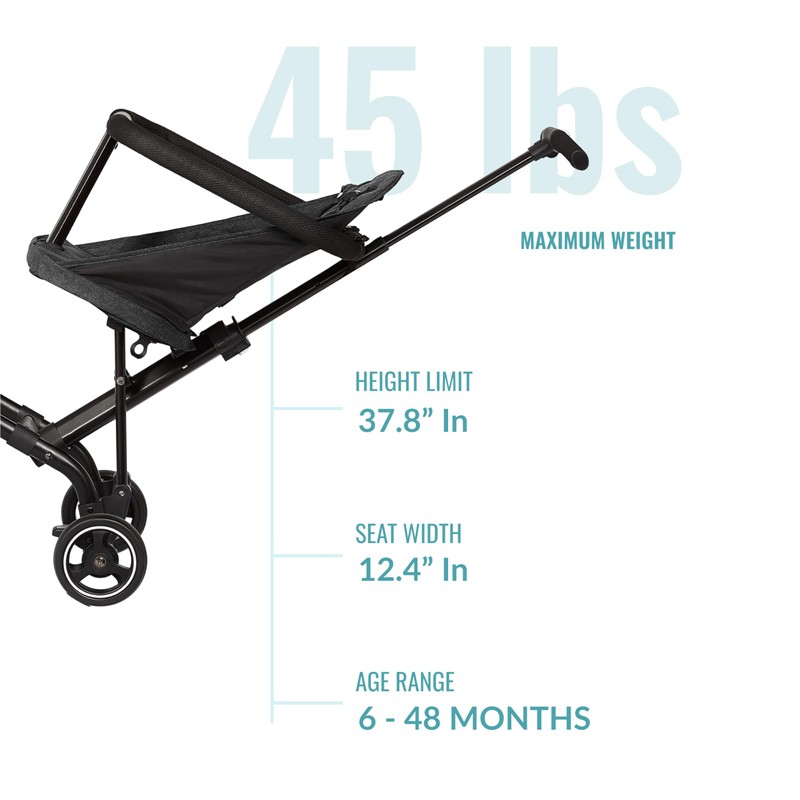 Dream On Me Lightweight and Compact Coast Rider Stroller with