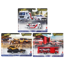 Hot Wheels 2025 Car Culture Team Transport G Case Set of 3 Cars FLF56-957G