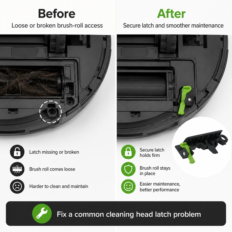 Cleaning Head Module Latch for Roomba Robot Vacuums – Compatible