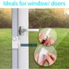 Wireless Door Sensor Alarm, Vibration Warning Burglar Alarm Anti Lost