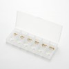 MUJI 82202915 Polypropylene Pill Case, L, 2.6 x 6.7 x