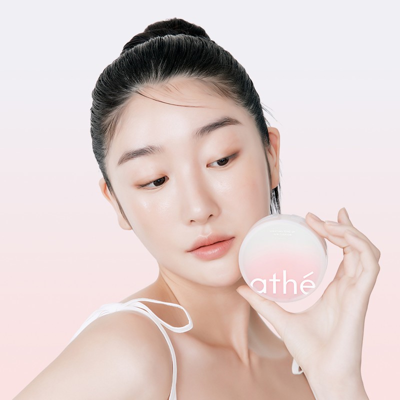 athe Vegan Relief Lighting Tone Up Sun Cushion SPF50+ PA++++