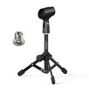 Desk Microphone Stand, Mini Soporte de Sobremesa, Micrófono Plegable, Soporte