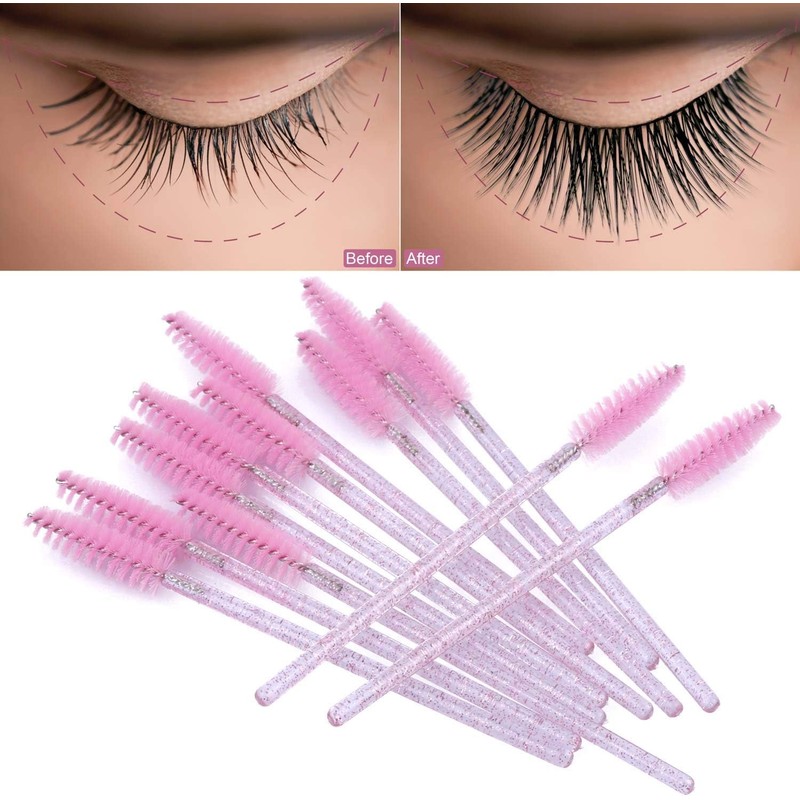 Tbestmax 1000 varitas desechables para pestañas y extensiones de pestañas,