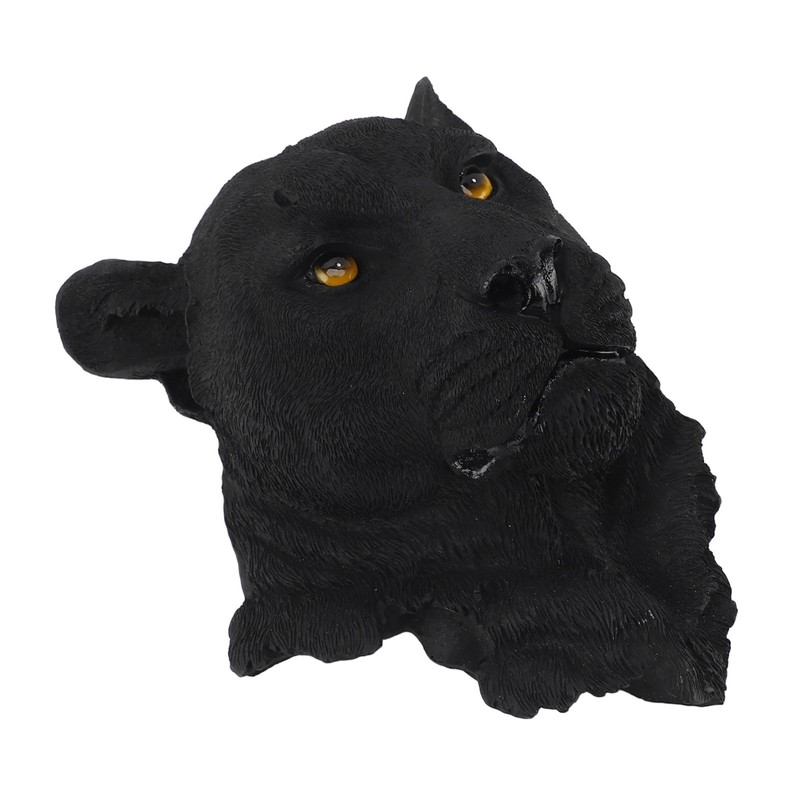 3D Simulation Animal Head Statues Wall Decor Resin Unique Exquisite