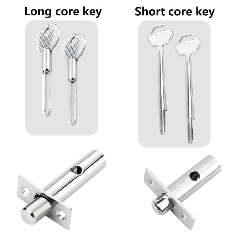 Ctyjia 2 PCS Universal Door Security Rack Bolt Key, Window