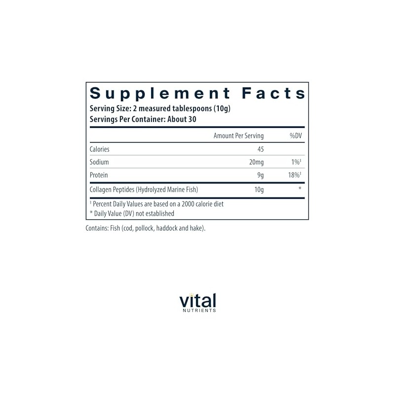 Vital Nutrients - Nueva variación de producto, Marine Collagen