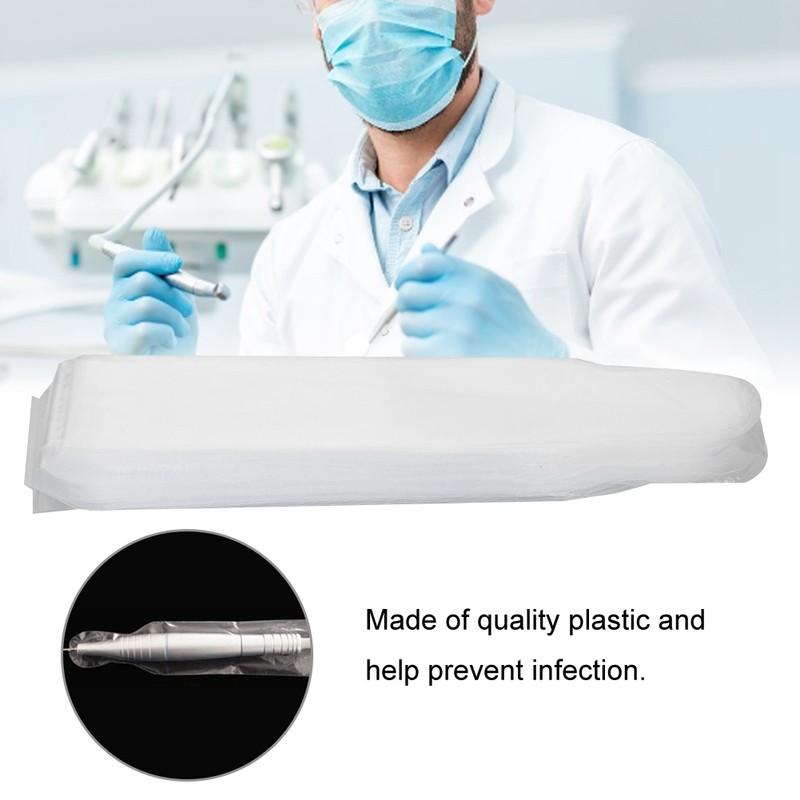 500pcs/set Disposable Plastic Dental Scaler Handpiece Sleeve Cover Protector