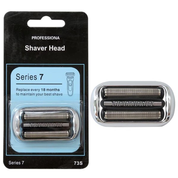 73S Silver Electric Shaver Replacement Head w/Plastic Sealed Packaging for