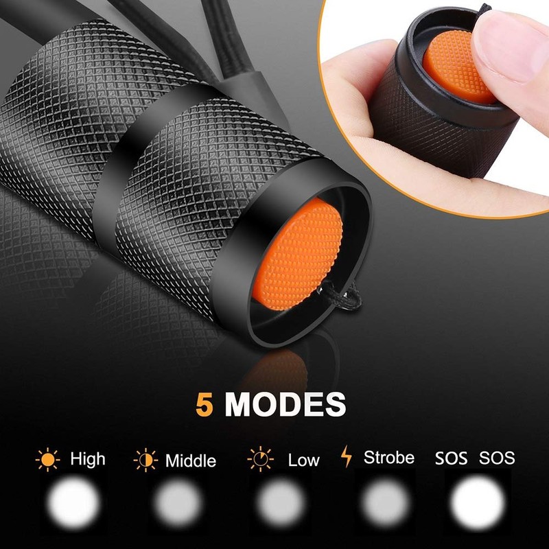 LED Tactical Flashlight Super Bright LED Flashlights Portable Outdoor Water