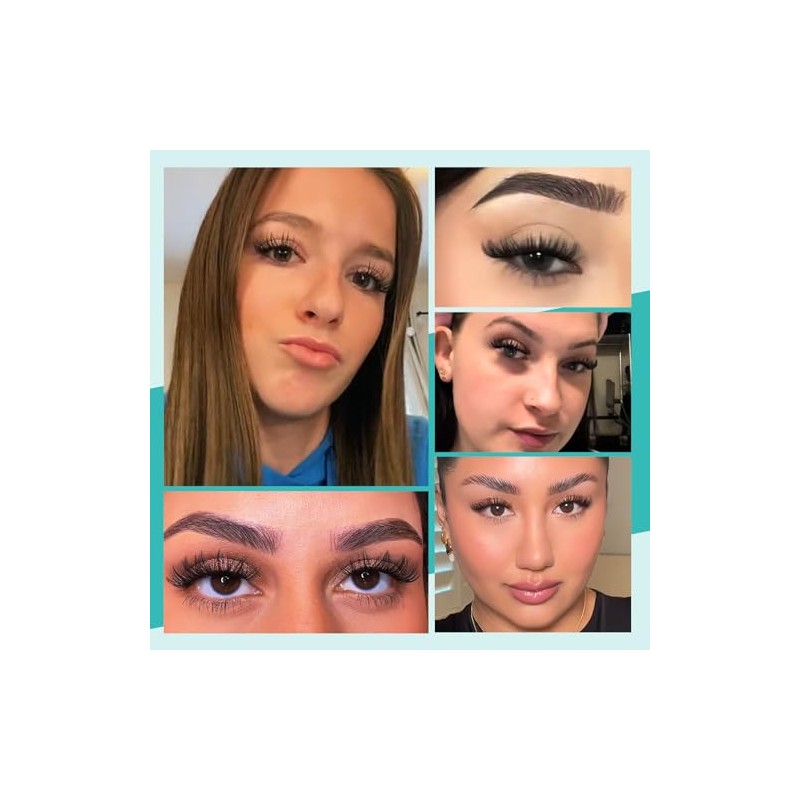 Lash Clusters Kit 320Pcs,30D 40D Eyelash Extension Kit,Lash Bond and