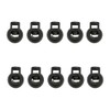 Cord Locks, Pack of 10 Cord Clamps, 17 mm Single